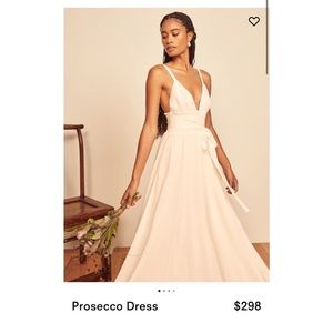NWT REFORMATION PROSECCO DRESS
